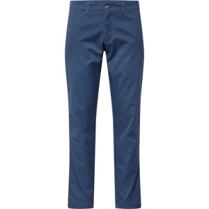 Chino kalhoty 'Rebel' Carhartt WIP enciánová modrá / tmavě žlutá / přírodní bílá