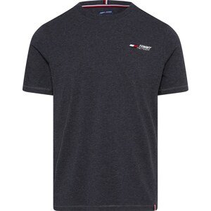 Tričko Tommy Hilfiger marine modrá / šedá / červená / bílá