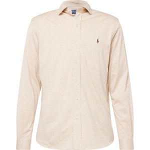 Košile Polo Ralph Lauren béžový melír / hnědá