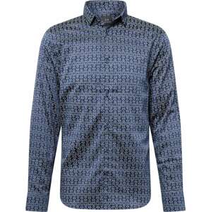 Košile Armani Exchange námořnická modř / offwhite