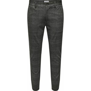 Chino kalhoty 'MARK' Only & Sons námořnická modř / tmavě šedá / černá