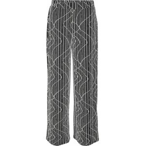 Kalhoty 'KANZ SIBE' Vero Moda stříbrně šedá / černá