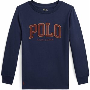 Tričko Polo Ralph Lauren námořnická modř / tmavě oranžová / vínově červená