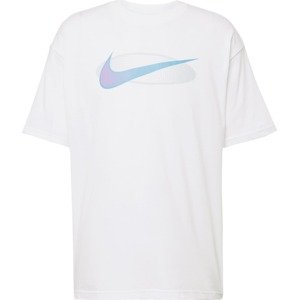 Tričko Nike Sportswear modrá / pink / bílá