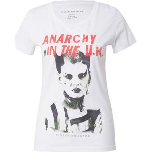 Tričko 'Anarchy' einstein & newton červená / černá / bílá