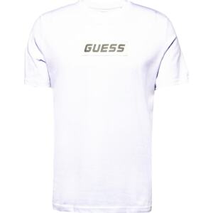 Funkční tričko 'CALVIN' Guess grafitová / bílá