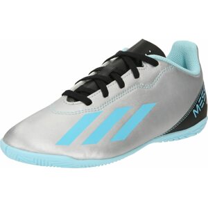 Sportovní boty 'X CRAZYFAST MESSI.4 IN' adidas performance aqua modrá / stříbrně šedá / černá
