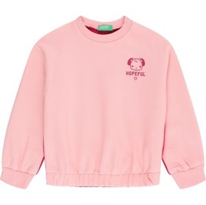 Mikina United Colors of Benetton pink / růžová