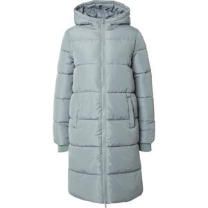Zimní kabát 'BEE' Pieces kouřově modrá