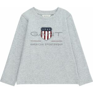 Tričko Gant námořnická modř / šedý melír / tmavě červená / offwhite