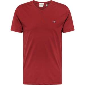 Tričko Gant červená / bílá