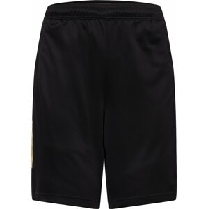 Sportovní kalhoty 'Tiro Wordmark' ADIDAS SPORTSWEAR zlatá / černá