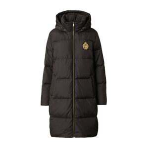 Zimní kabát Lauren Ralph Lauren zlatá / černá / bílá