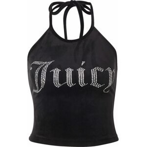 Top 'ETTA' Juicy Couture White Label černá / průhledná