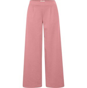 Kalhoty se sklady v pase 'KATE' Ichi růžová