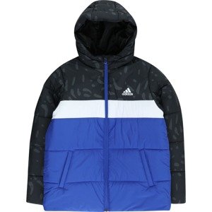 Sportovní bunda ADIDAS SPORTSWEAR modrá / šedá / černá / bílá