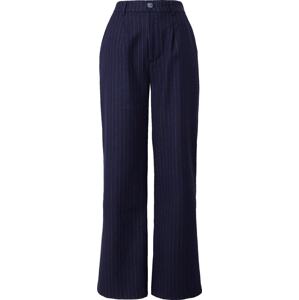 Kalhoty se sklady v pase 'RENE' Pepe Jeans marine modrá