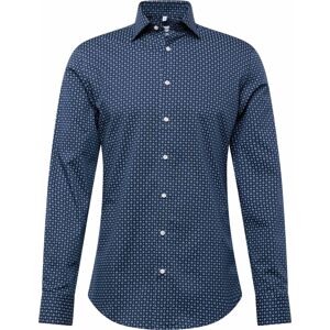 Společenská košile 'SMART PERFORMANCE' seidensticker světlemodrá / tmavě modrá / světle šedá