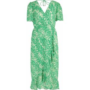 Šaty Wallis Petite béžová / zelená