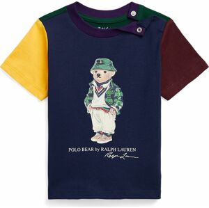 Tričko Polo Ralph Lauren námořnická modř / limone / trávově zelená / vínově červená