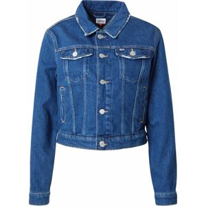 Přechodná bunda 'IZZIE' Tommy Jeans námořnická modř / modrá džínovina / červená / bílá