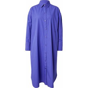 Košilové šaty KnowledgeCotton Apparel tmavě fialová