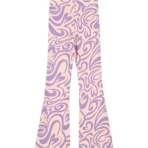 Kalhoty Lindex fialová / růžová