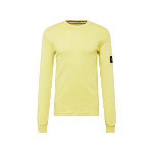 Calvin Klein Jeans Tričko žlutá / zlatě žlutá / černá / bílá