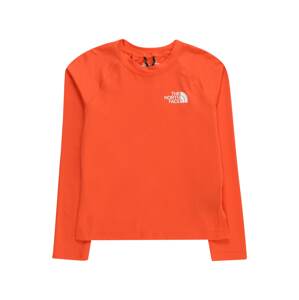 THE NORTH FACE Funkční tričko 'AMPHIBIOUS' oranžová / bílá