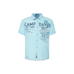 CAMP DAVID Košile námořnická modř / světlemodrá / bílá