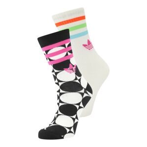 ADIDAS ORIGINALS Ponožky 'PRIDE'  mix barev / pink / černá / bílá