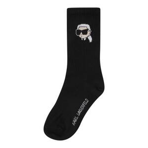 Karl Lagerfeld Ponožky béžová / černá / bílá