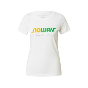 EINSTEIN & NEWTON Tričko 'No Way' žlutá / zelená / bílá