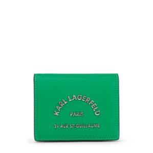 Karl Lagerfeld Peněženka zelená / stříbrná