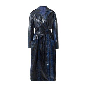 Nasty Gal Přechodný kabát kobaltová modř / černá