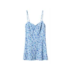 MANGO Letní šaty 'SEA' modrá / aqua modrá / růžová