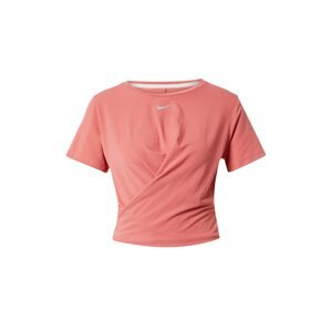 NIKE Funkční tričko  světle šedá / světle růžová