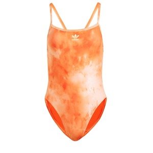ADIDAS ORIGINALS Sportovní plavky oranžová / bílá