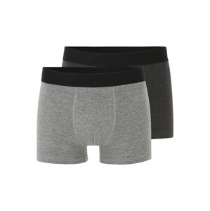 4F Sportovní spodní prádlo tmavě šedá / šedý melír