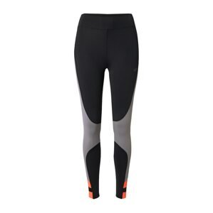 4F Sportovní kalhoty tmavě šedá / svítivě oranžová / černá