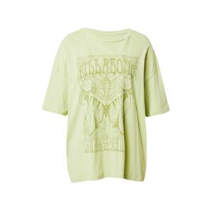 BILLABONG Oversized tričko 'ONE IS ALL' rákos / světle zelená