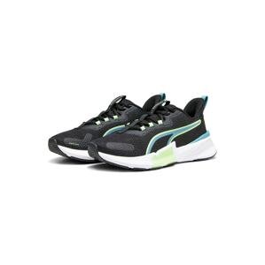 PUMA Sportovní boty azurová modrá / světle zelená / černá