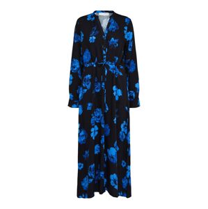 SELECTED FEMME Košilové šaty 'Katrina' modrá / černá