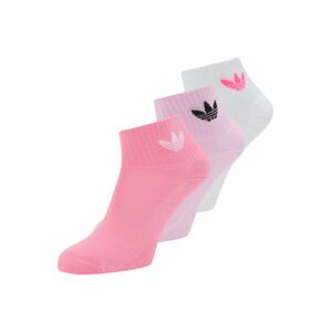 ADIDAS ORIGINALS Ponožky  pastelová fialová / pink / černá / bílá