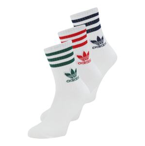 ADIDAS ORIGINALS Ponožky  marine modrá / tmavě zelená / červená / bílá