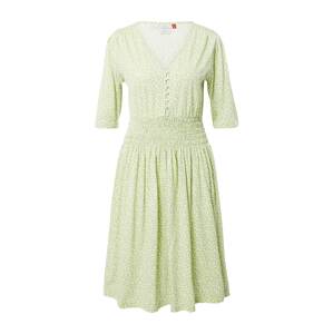 Ragwear Košilové šaty 'TWISTTY' světle zelená / bílá