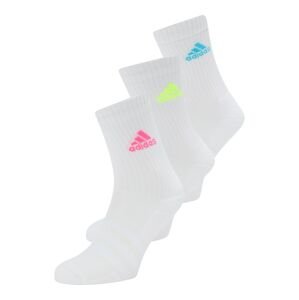 ADIDAS SPORTSWEAR Sportovní ponožky tyrkysová / svítivě zelená / svítivě růžová / bílá