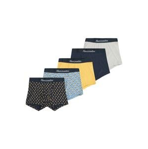 Abercrombie & Fitch Spodní prádlo námořnická modř / světlemodrá / žlutá / šedá