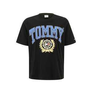 Tommy Jeans Plus Tričko modrá / žlutá / černá / bílá