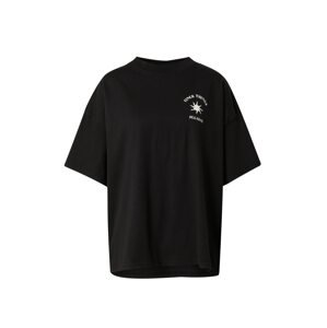 Pegador Oversized tričko 'Siena' černá / přírodní bílá